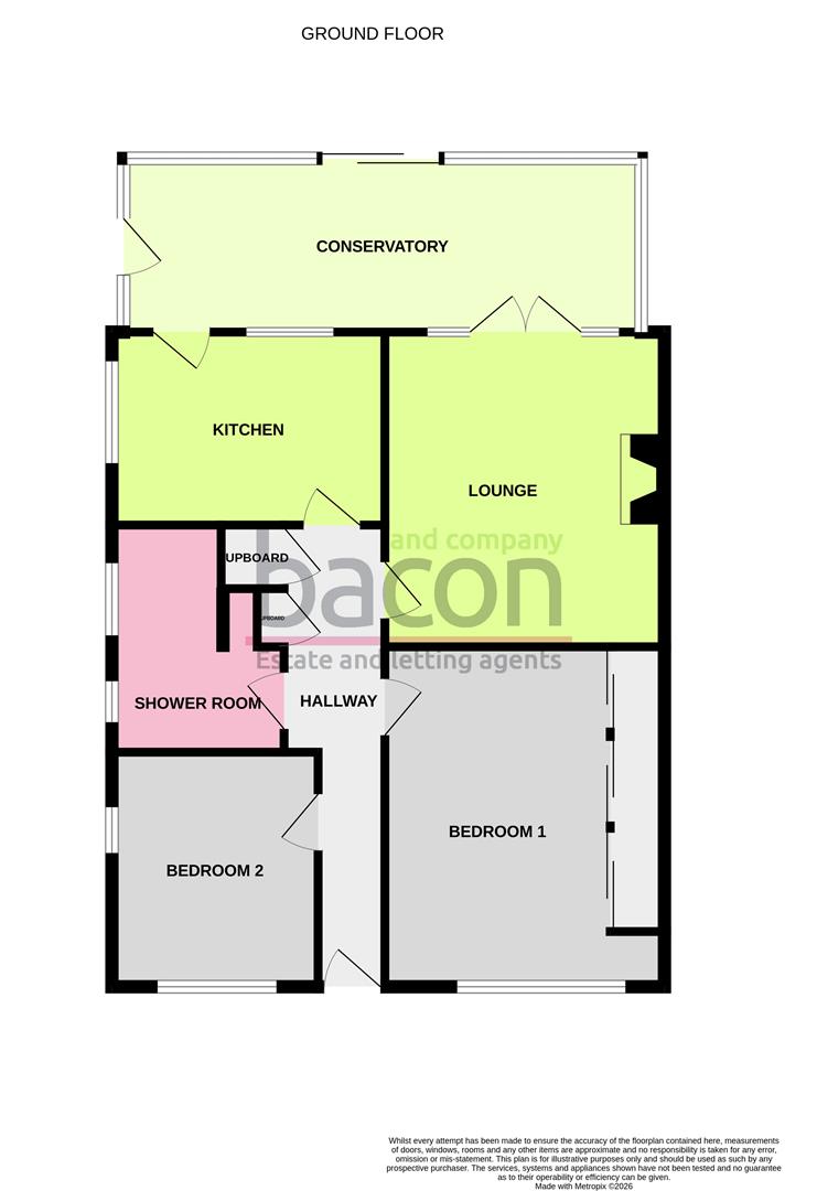 Floor Plan | Bungalow - Semi Detached | Windermere Crescent, Goring-By-Sea, Worthing | Sold - Subject to Contract